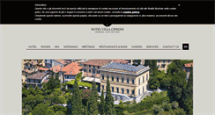 Desktop Screenshot of hotelvillacipressi.it