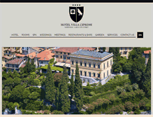 Tablet Screenshot of hotelvillacipressi.it